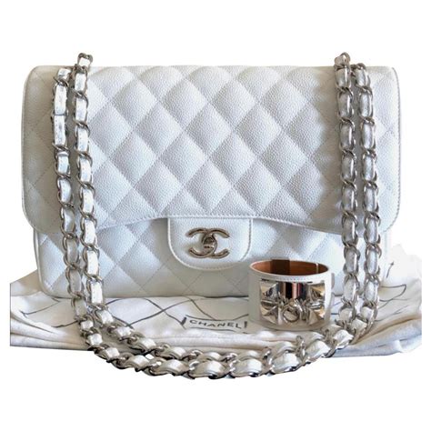 white classic chanel bag|chanel timeless classic flap bag.